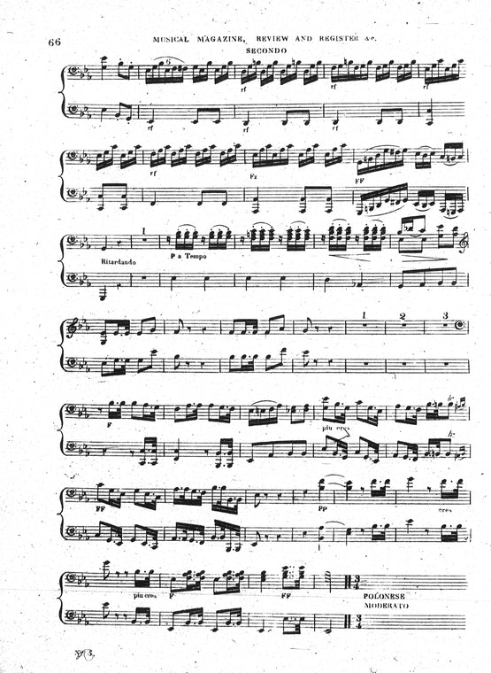 Musical magazine, review and register
