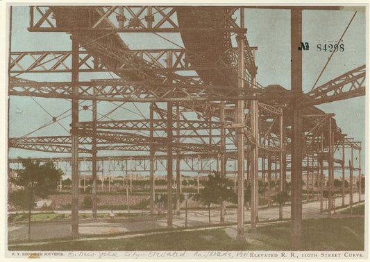 Elevated R.R., 110th Street curve