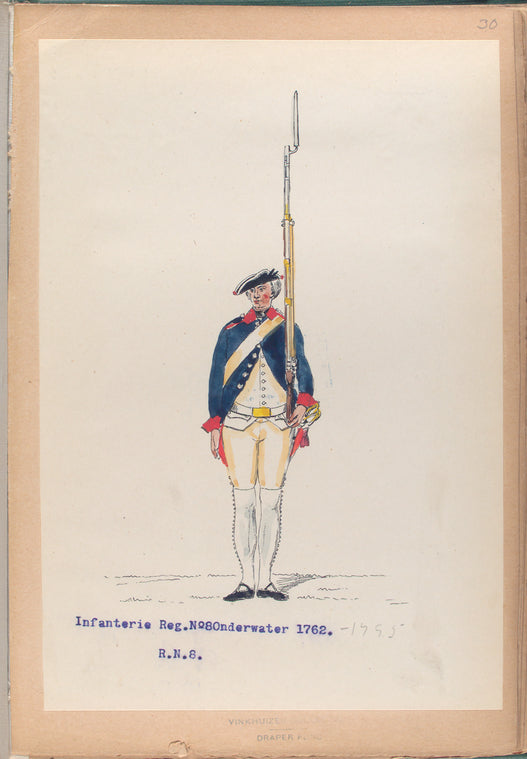 Infanterie Reg. No. 6  Onderwater  R.N.8. 1762-1795