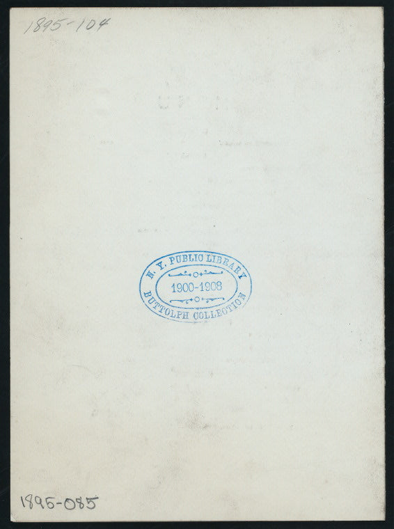 127TH ANNUAL MEETING [held by] CHAMBER OF COMMERCE OF STATE OF NEW YORK [at] "DELMONICO'S, NEW YORK, NY" (HOT;)