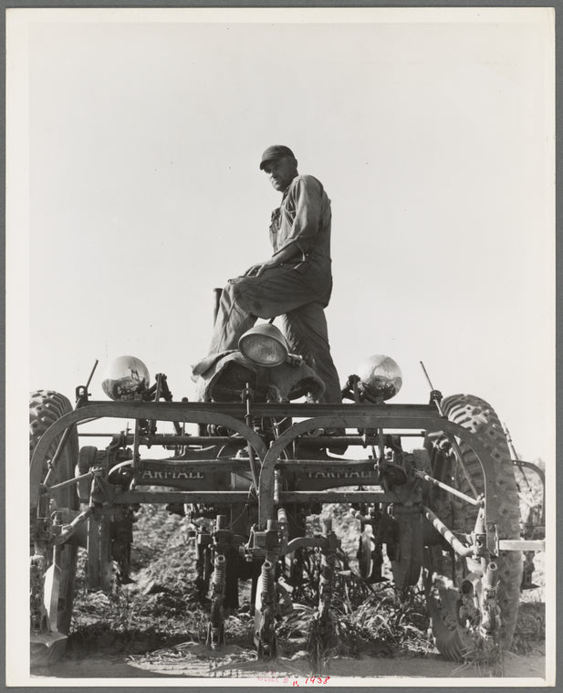Tractor on Lake Dick project, Arkansas