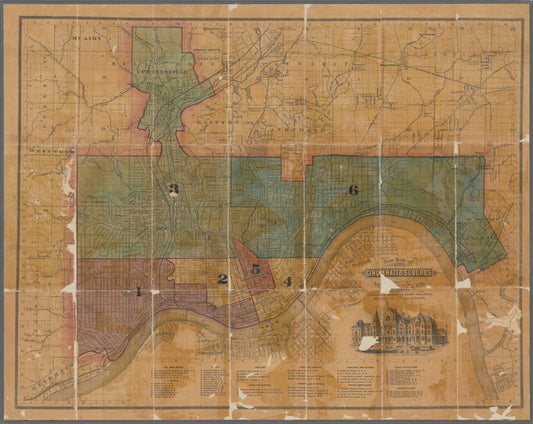 New map of Cincinnati & suburbs