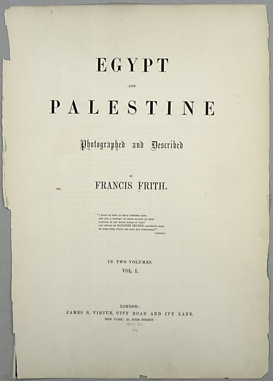 Egypt and Palestine