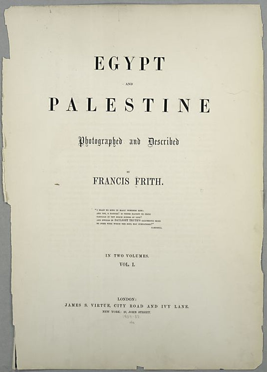 Egypt and Palestine