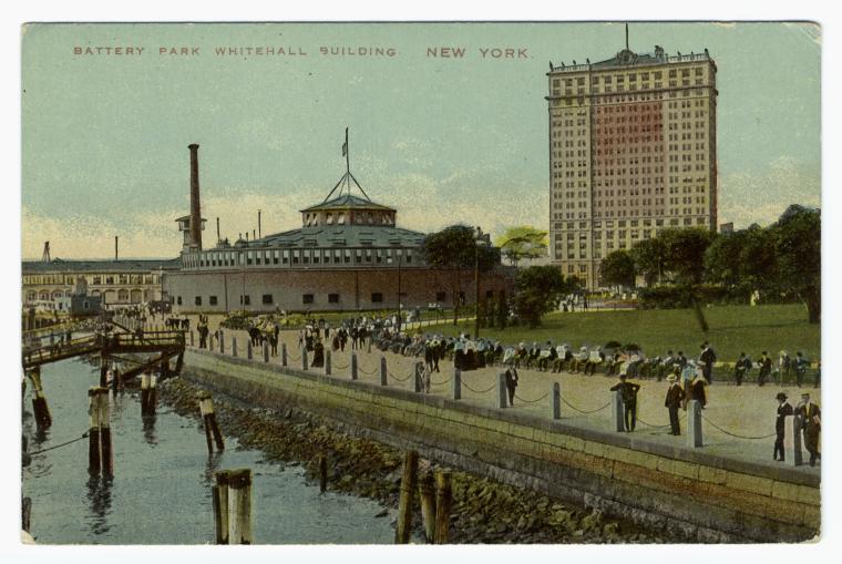 Battery Park White Hall Building New York