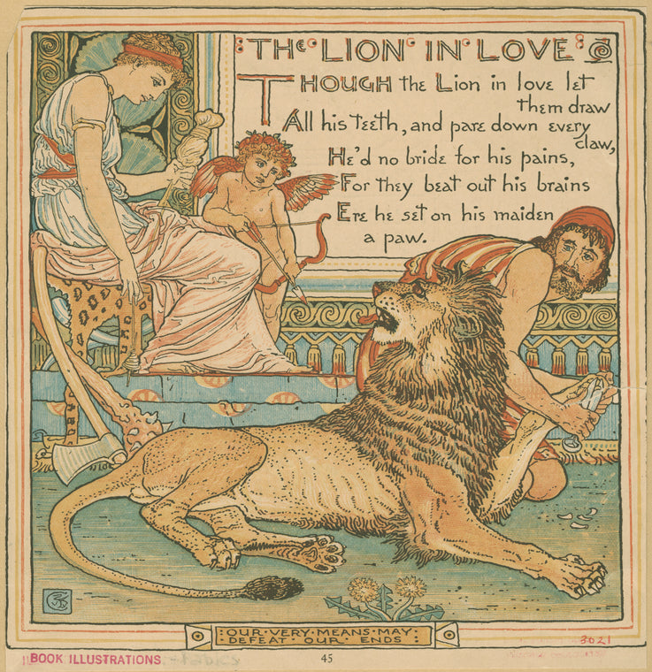 The lion in love.