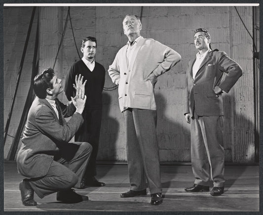 John Williams, James Craven [right] and unidentified others in the stage production Ross