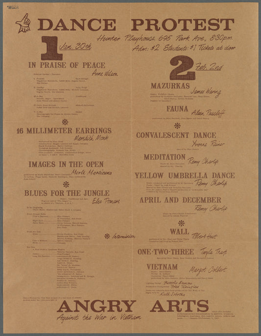 Poster for Dance Protest