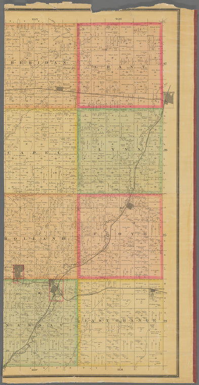 Map of Sioux County, Iowa : drawn from actual surveys and the county records