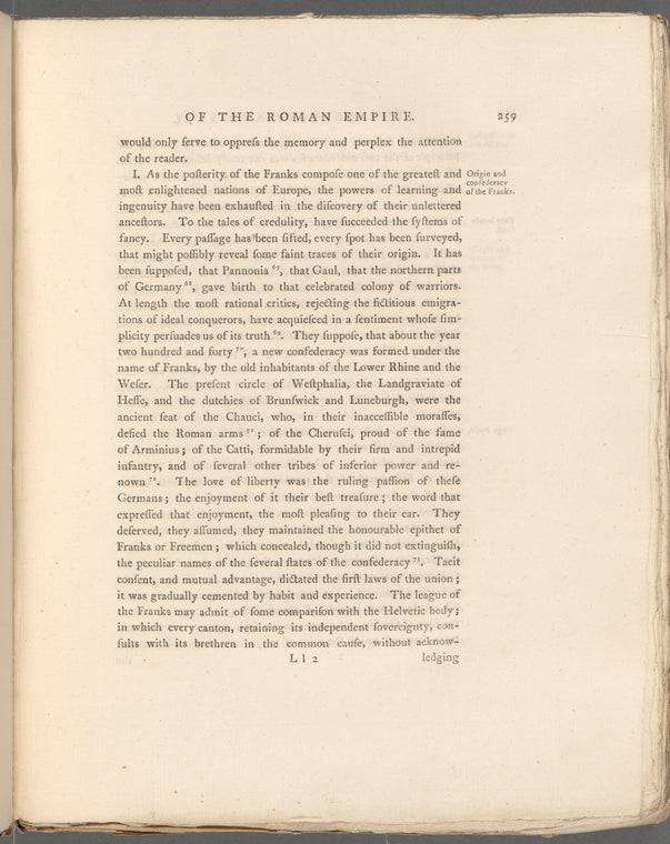 The history of the decline and fall of the Roman empire