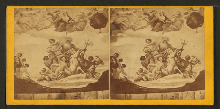Brumidi's Alligorical Painting, (In Dome of the U.S. Capitol.)