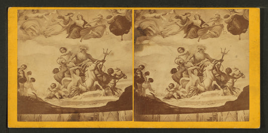Brumidi's Alligorical Painting, (In Dome of the U.S. Capitol.)