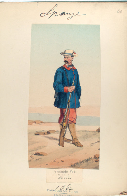 Fernando Poó. Soldado. 1862