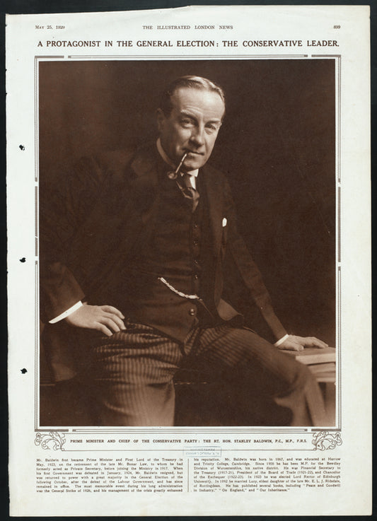 A protagonist in the General Election: The Conservative Leader
