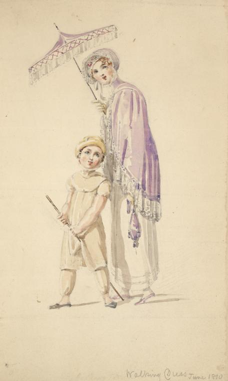 Walking dress, June 1810.