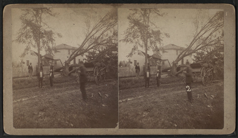 The effect of a wind storm.