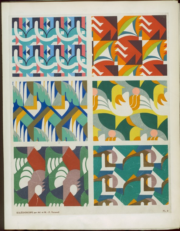 Six abstract motifs