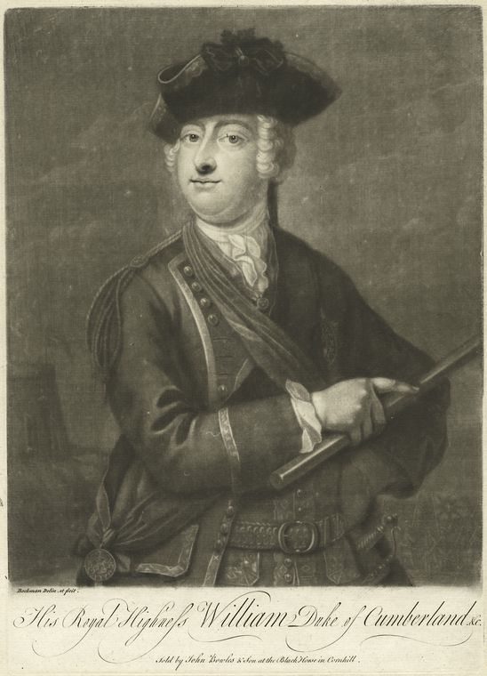 His Royal Highness William Duke of Cumberland