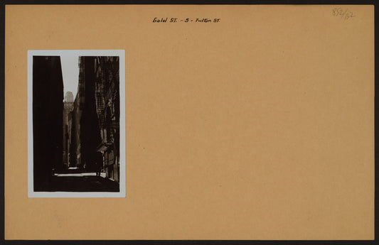 Manhattan: Gold Street - Fulton Street