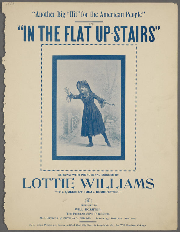 In the flat upstairs