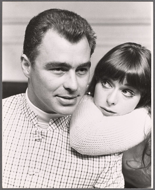 Edward Winter and Jill O'Hara in publicity photo for the stage production Promises, Promises