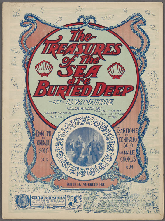 The treasures of the sea are buried deep