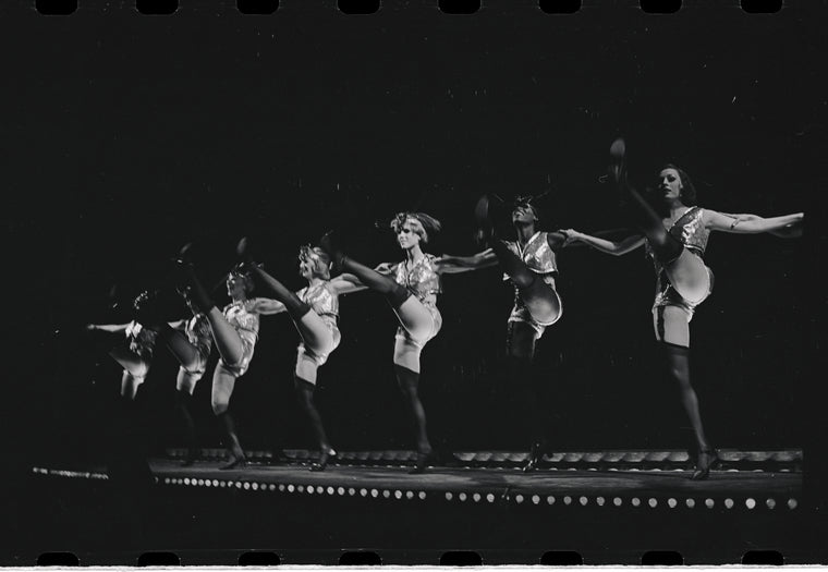 Ensemble dancers in the stage production Cabaret