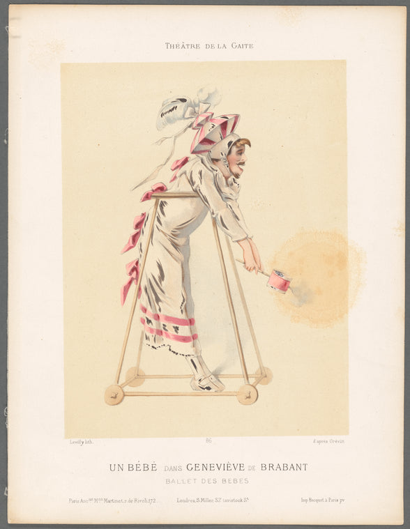 86. Un bébé dans Geneviève de Brabant, ballet des bébés, Théâtre de la Gaité