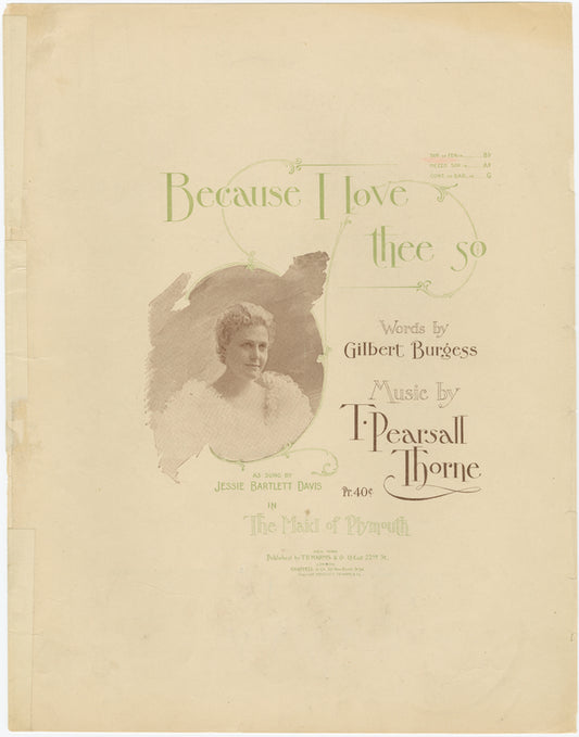 Because I love thee so