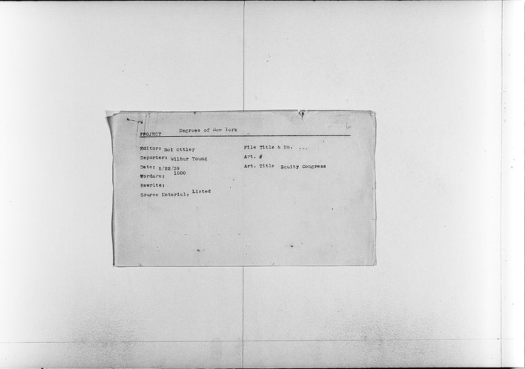 “Equity Congress”