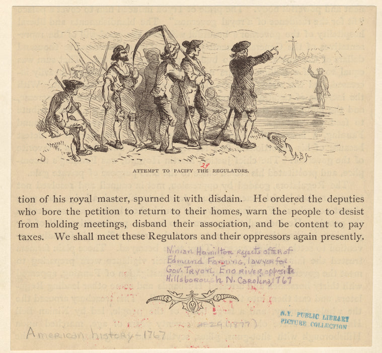 Attempt to pacify the Regulators