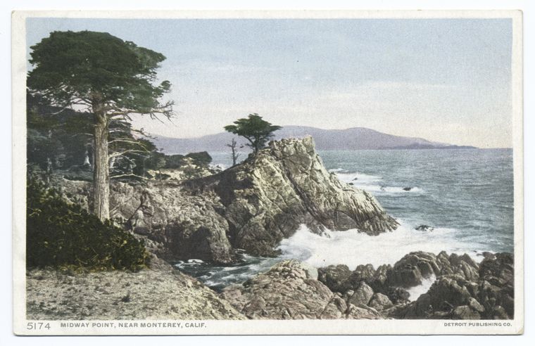 Midway Point  on 17 Mile Drive, Montrey, Calif.