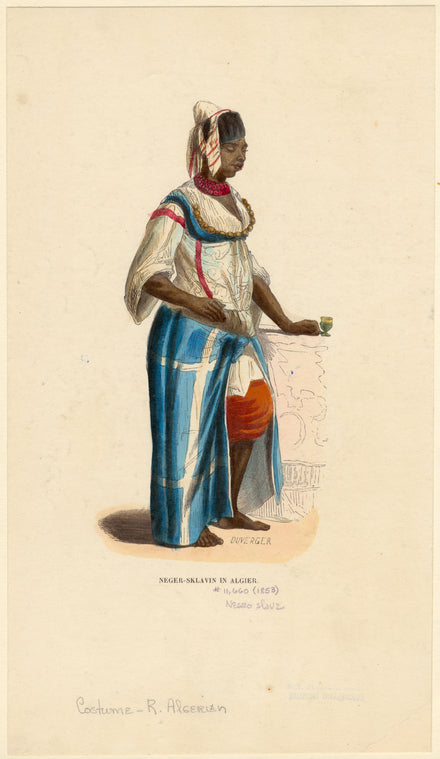 Neger-sklavin in Algier