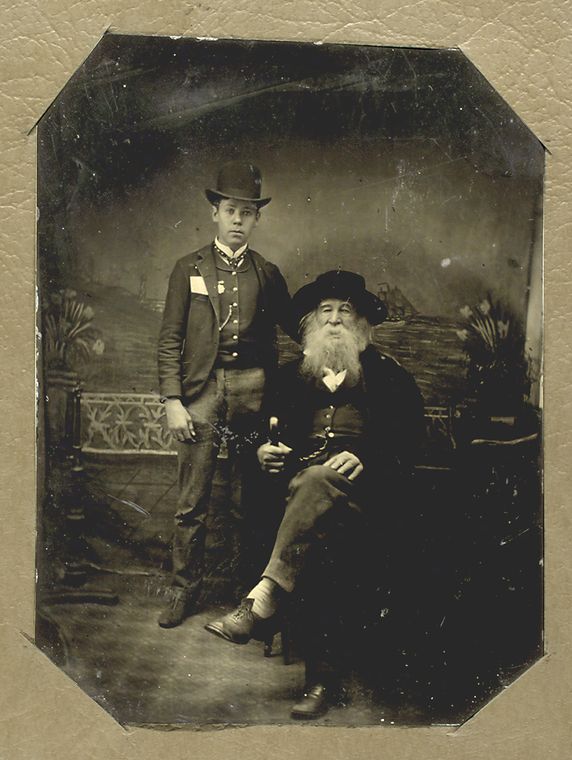 Walt Whitman and Bill Duckett