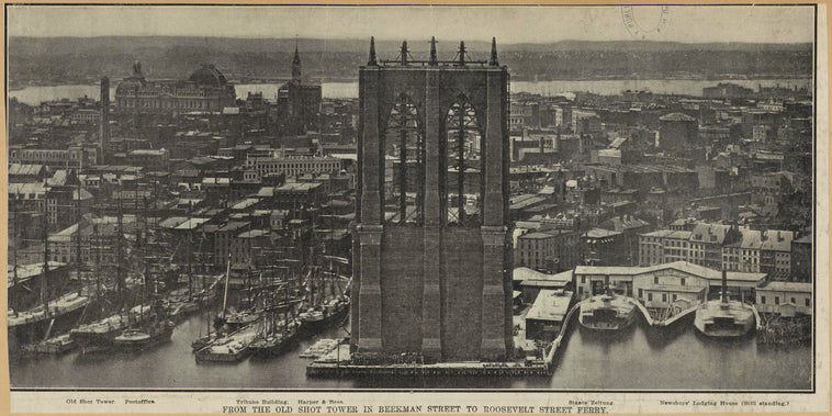 From the Old Shot Tower in Beekman Street to Roosevelt Street Ferry