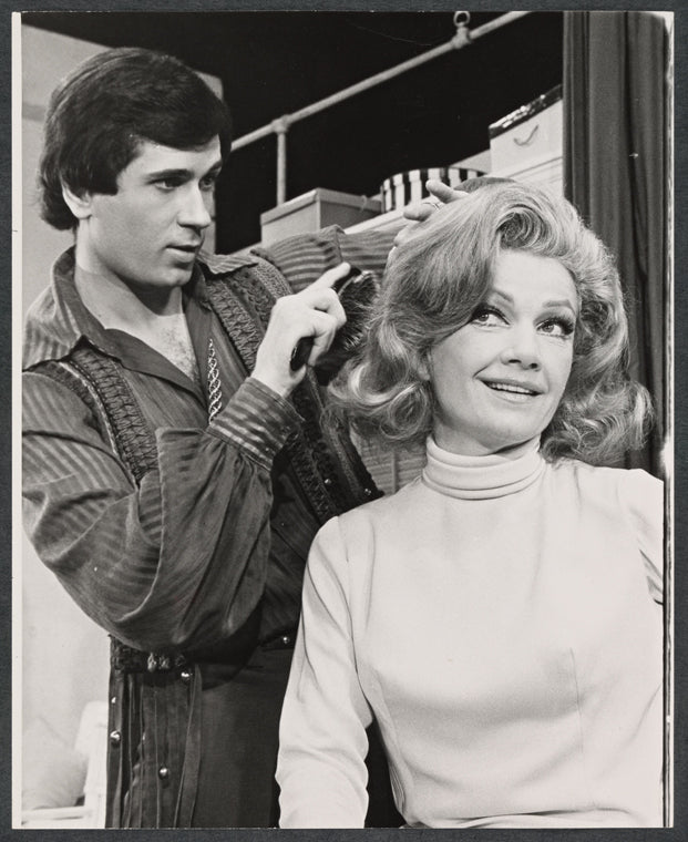 Lee Roy Reams and Anne Baxter in the stage production Applause