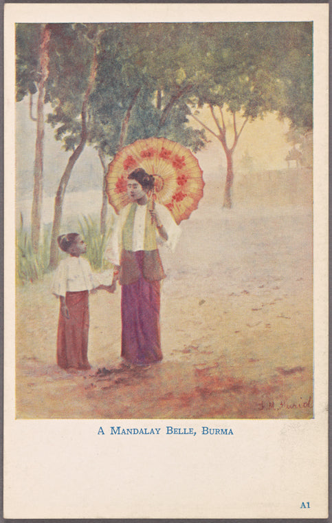 A Mandalay belle, Burma.