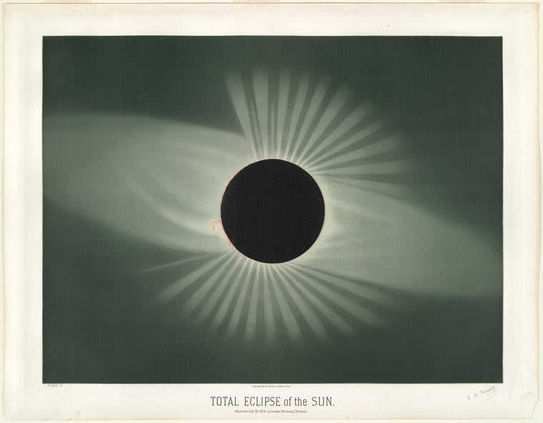 Total eclipse of the sun: Observed July 29, 1878, at Creston, Wyoming Territory
