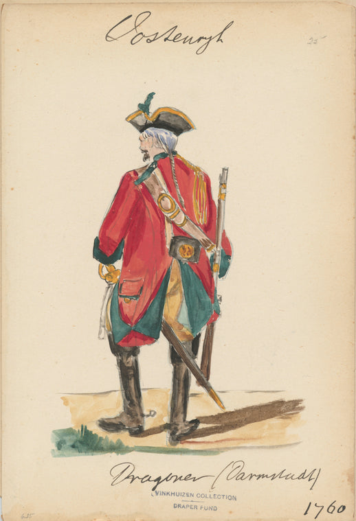 Dragoner, Darmstadt, 1760