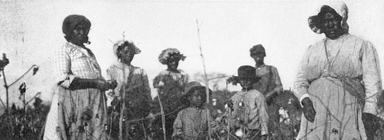 Slavery in America; [Women and children from Africa in the Southern States].