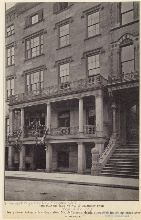 The Players Club at no. 17 Gramercy Park