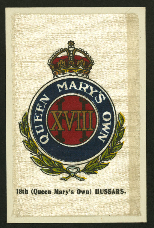18th (Queen Mary's Own) Hussars.