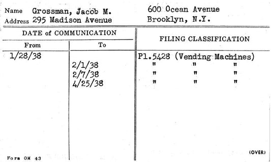 Grossman, Jacob M.