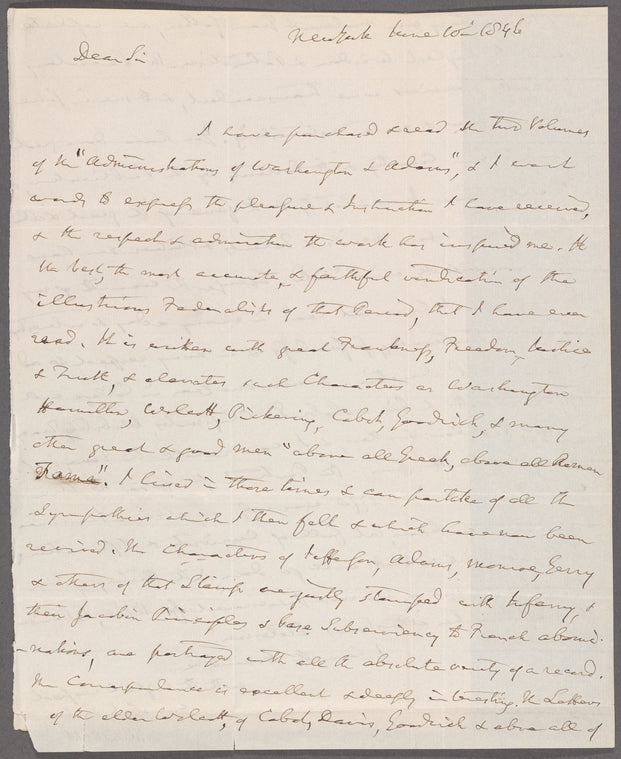 James Kent to George Gibbs, New York
