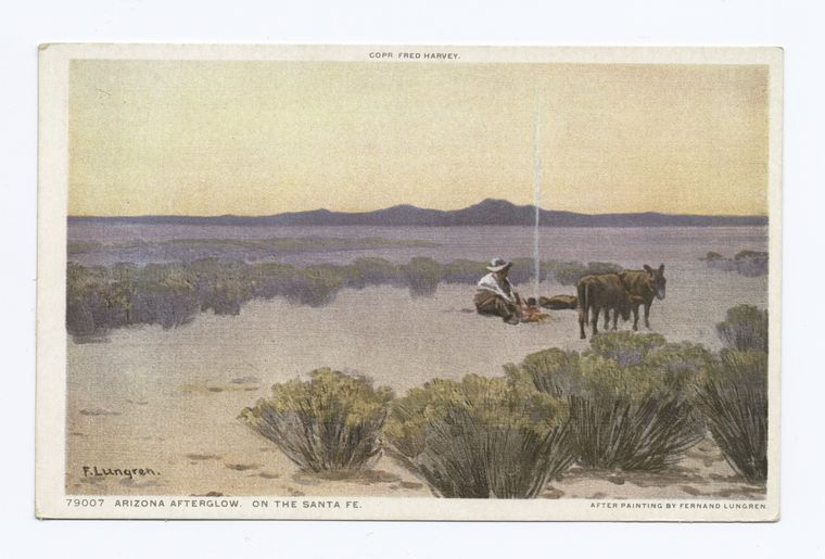 Arizona Afterglow, On the Santa Fe