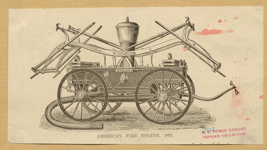 American fire engine, 1857