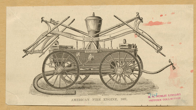 American fire engine, 1857
