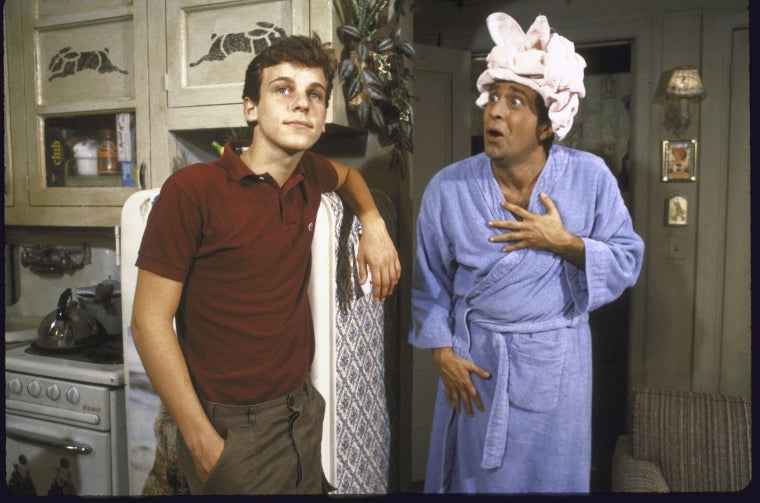 Actors (L-R) Christopher Collett and Philip Astor in a scene from the replacement cast of the Broadway play "Torch Song Trilogy." (New York)
