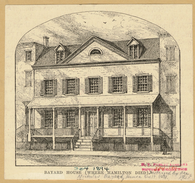 Bayard House (where Hamilton died)