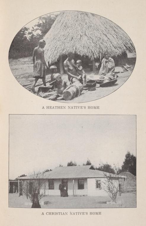 A heathen native's home, a christian native's home